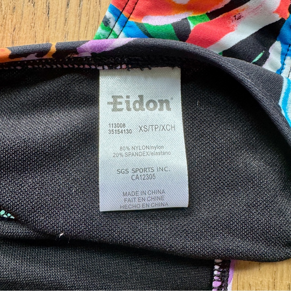 Eidon Tropical Print Bikini Top Size S - Bottom Size XS - NWT - Picture 10 of 11